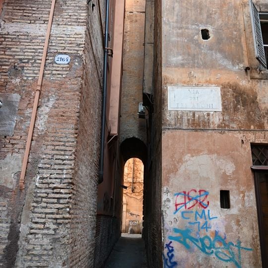 Wąska uliczka Rzymu