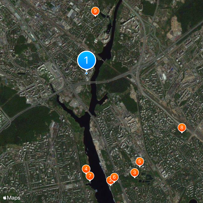 Arena Khimki Map