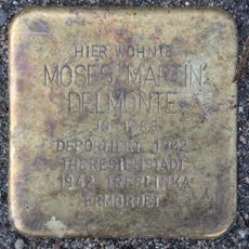 Stolperstein dedicated to Moses ‚Martin‘ Delmonte