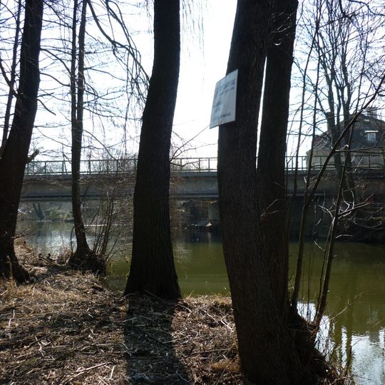 Most Rezkovy ulice přes Nežárku v Jindřichově Hradci
