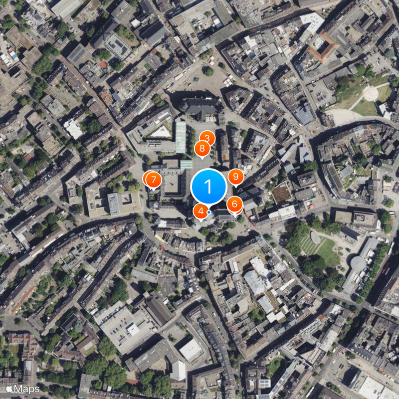 Aachen Cathedral Map