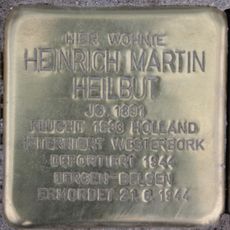 Stolperstein für Heinrich Martin Heilbut