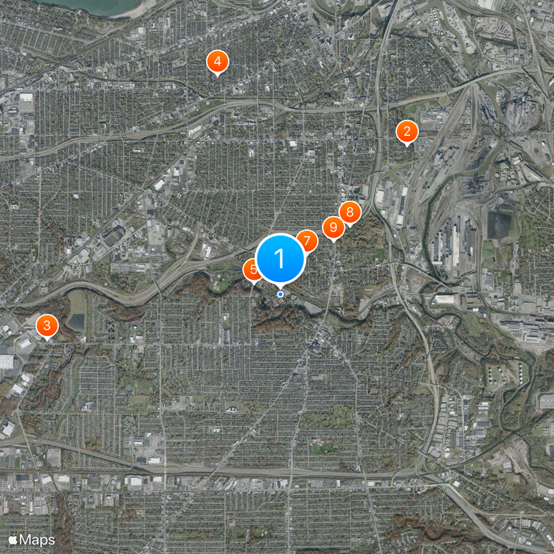 Cleveland Metroparks Zoo Mapa