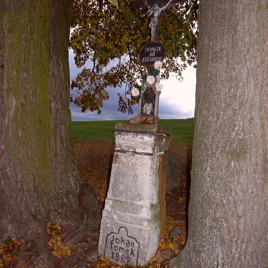 Johan Tomek's cross near Jamné