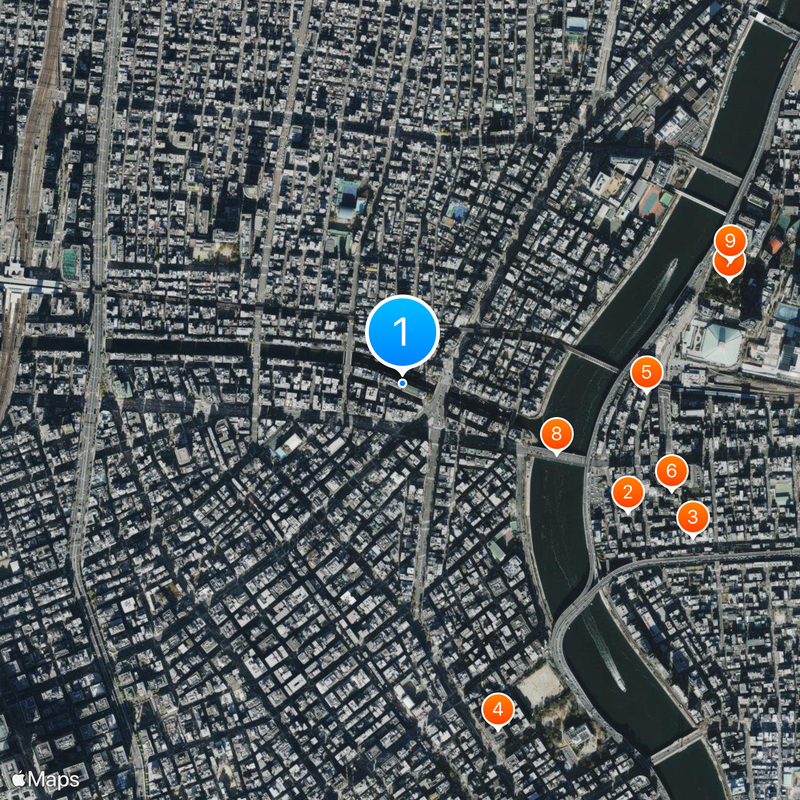 Kaichi Nihonbashi Gakuen Map