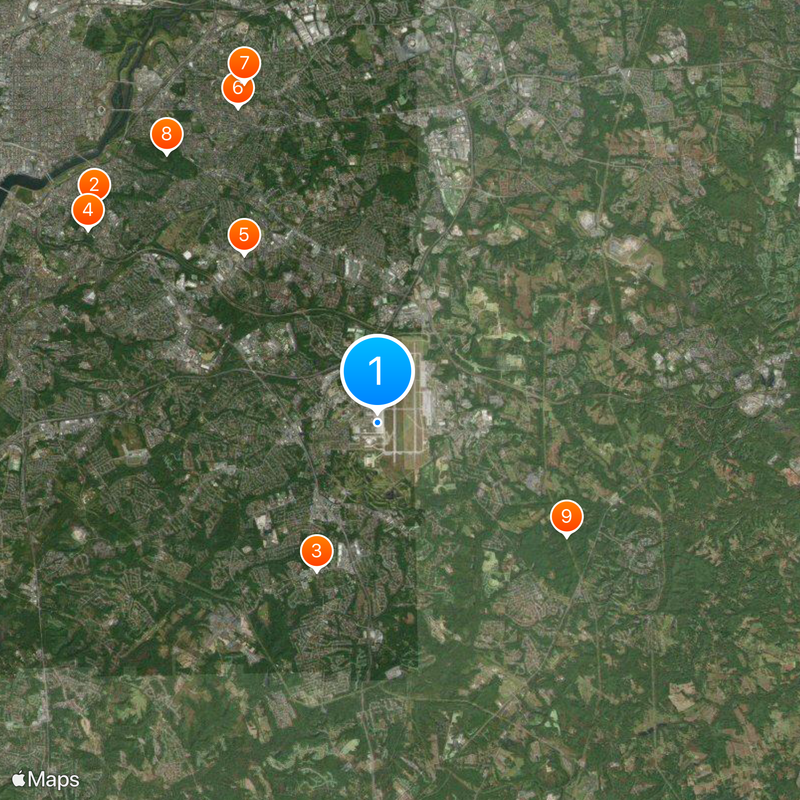 Andrews Air Force Base Map