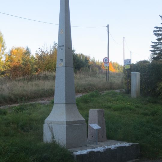 Polish-Saxon Post Milestone in Stützengrün