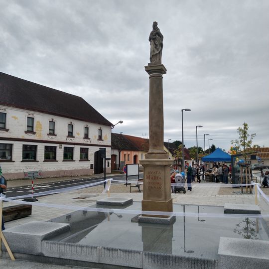 Maria column in Černovice