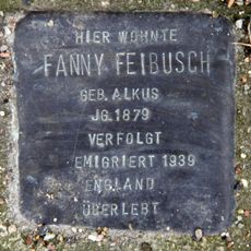 Stolperstein dedicated to Fanny Feibusch