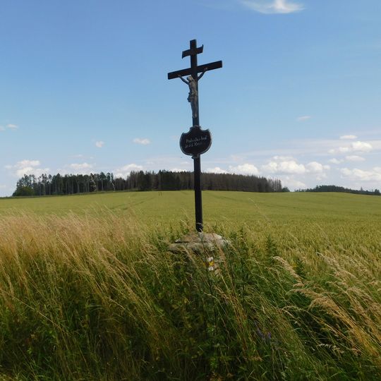 Kříž u cesty z Brtnice do Panské Lhoty
