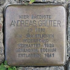 Stolperstein en memoria de Andreas Grüter