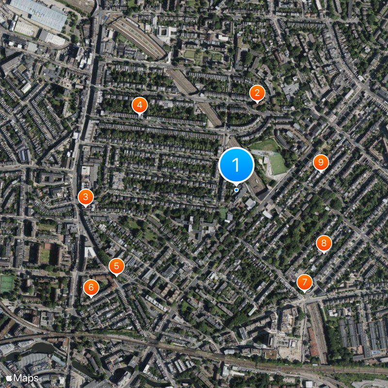 The Camden School for Girls Map