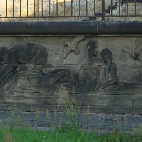 Elbfischer und Fährmann an der Elbe