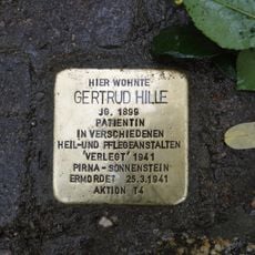 Stolperstein dedicated to Gertrud Hille