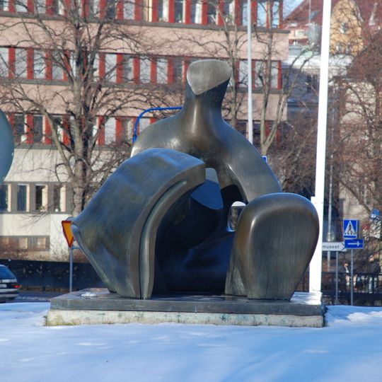 Three Piece Reclining Figure: Draped