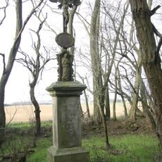 Kříž v bývalých Lipňanech