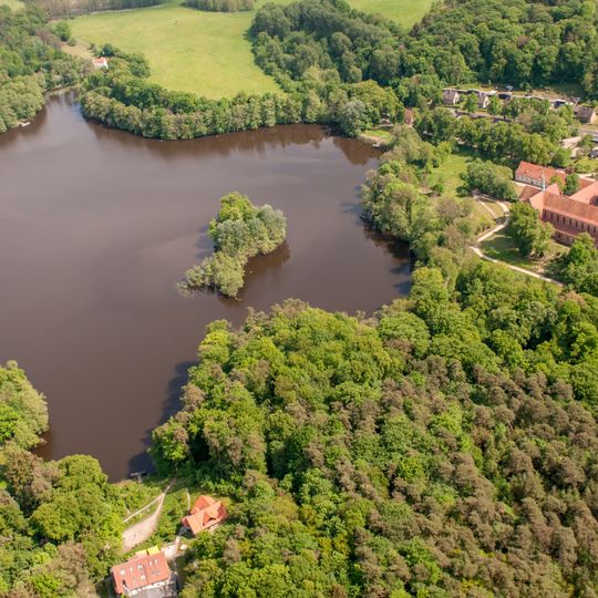 Naturdenkmal Insel im Amtssee im Amtssee in Chorin