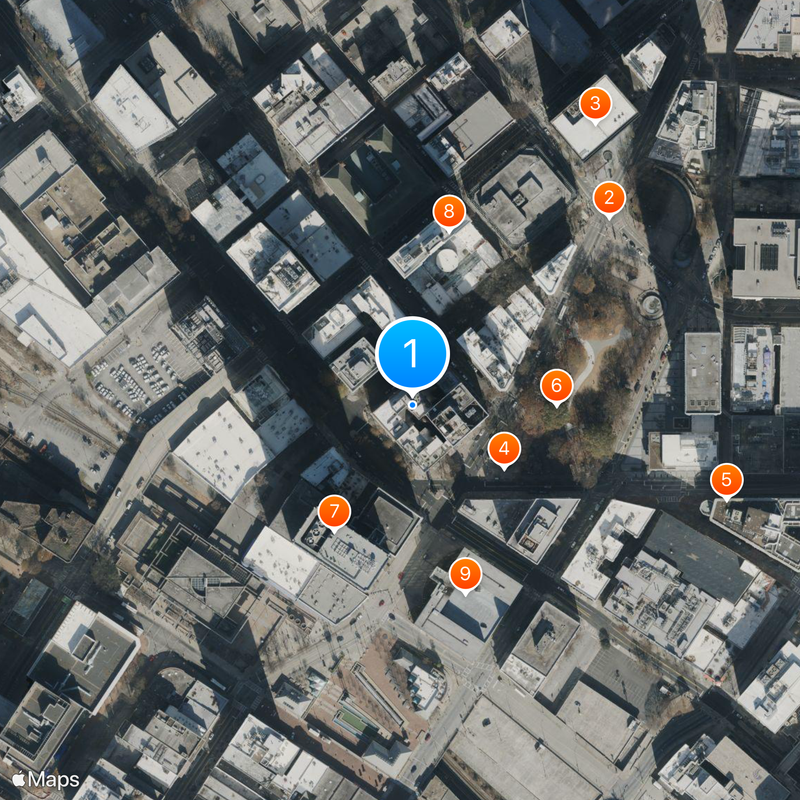 Atlanta-Sandy Springs-Roswell metropolitan area Map