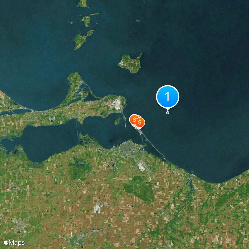 Contea di Erie Mappa