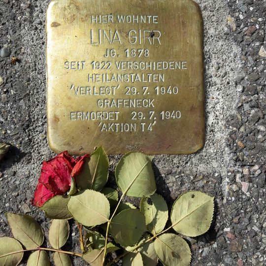 Stolperstein en memoria de Lina Girr