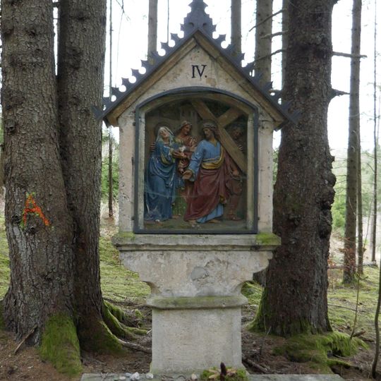 Kreuzwegstation Burg in Wielenbach