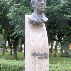 Bust of Vítězslav Novák in Kamenice nad Lipou