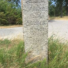 Schweinerden, Wegestein nach Cannewitz