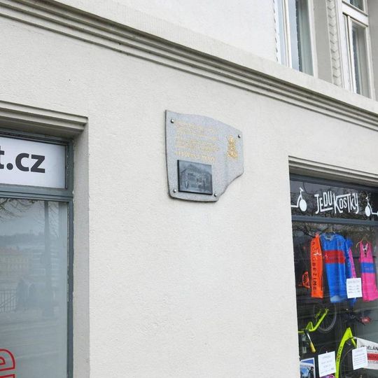 Pamětní deska spolku Vltavan v Praze