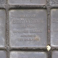 Stolperstein à la mémoire de Brigitta Braun
