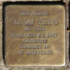 Stolperstein en memoria de Gustav Seelig