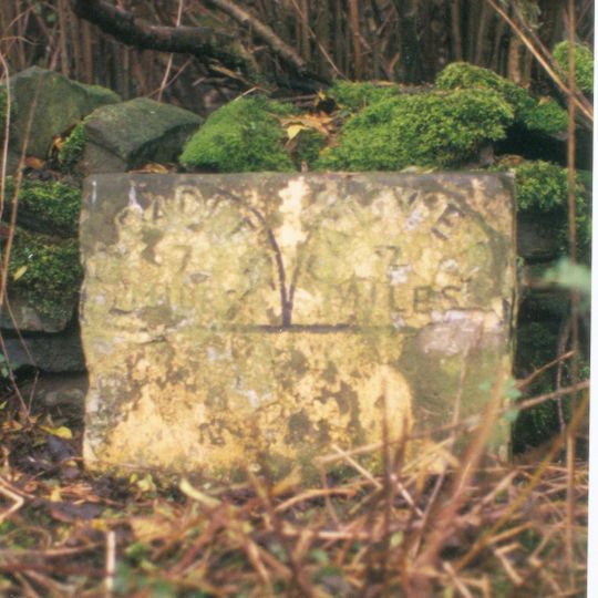 Milestone 650 Metres East Of The Robin Hood Inn