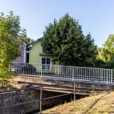 Most Ebrovy ulice přes Dalejský potok