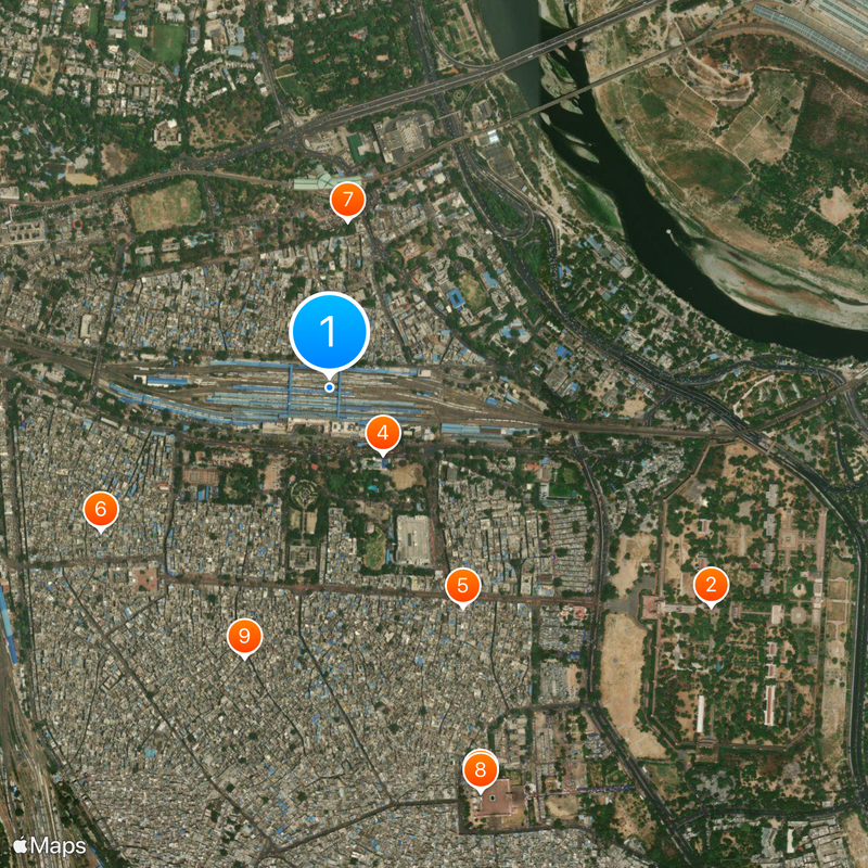Delhi Junction railway station Map
