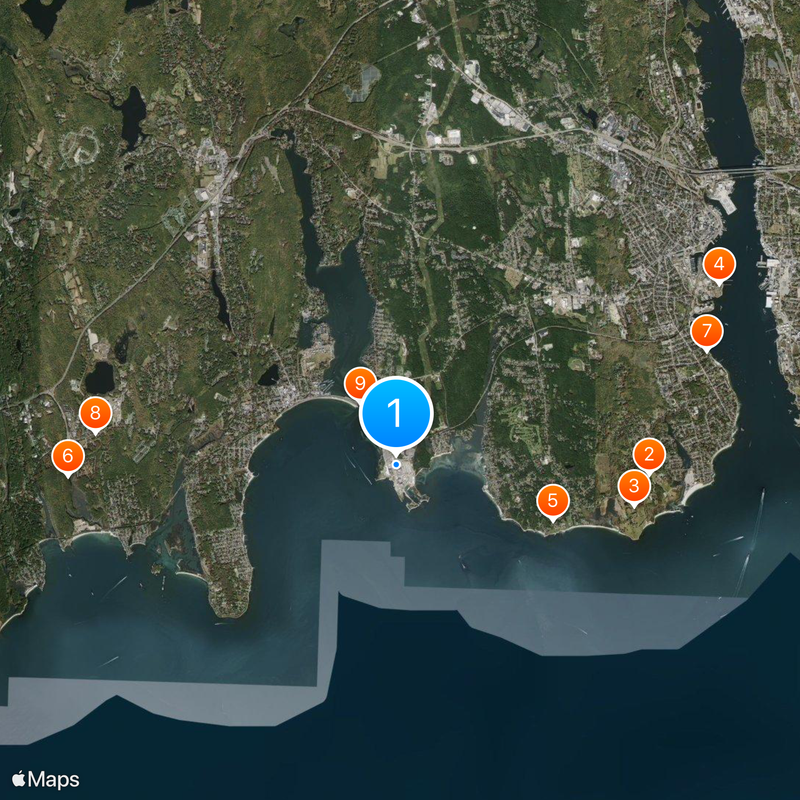 Central nuclear de Millstone Mapa