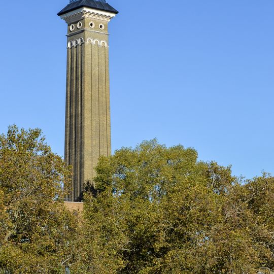 Chimney To Western Pumping Station Behind Number 124 Grosvenor Road