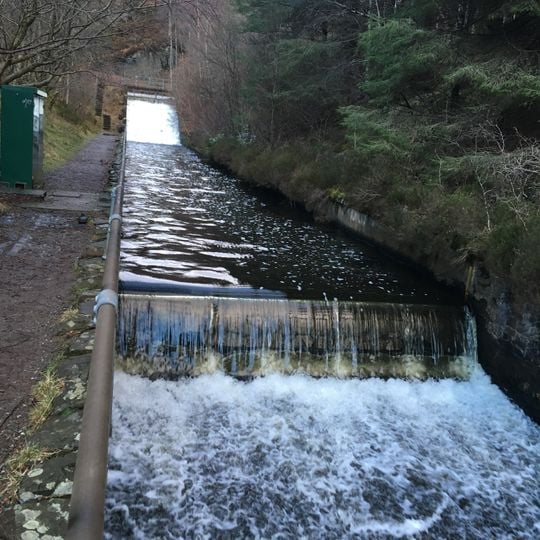 Stronachlachar, Loch Arklet To Loch Katrine Aqueduct Outlet, Weirs And Water Channel