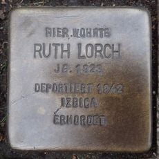 Stolperstein à la mémoire de Ruth Lorch