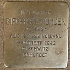 Stolperstein em memória de Siegfried Norden