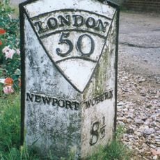 Mile Post At The Front Of Number 32 The Forge