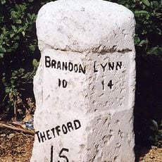 Milestone, Bridge Rd 20yds S of Hawthorn Lodge