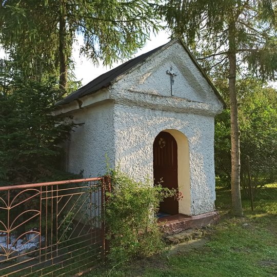 Wayside shrine in Moszczanka, Opole Voivodeship