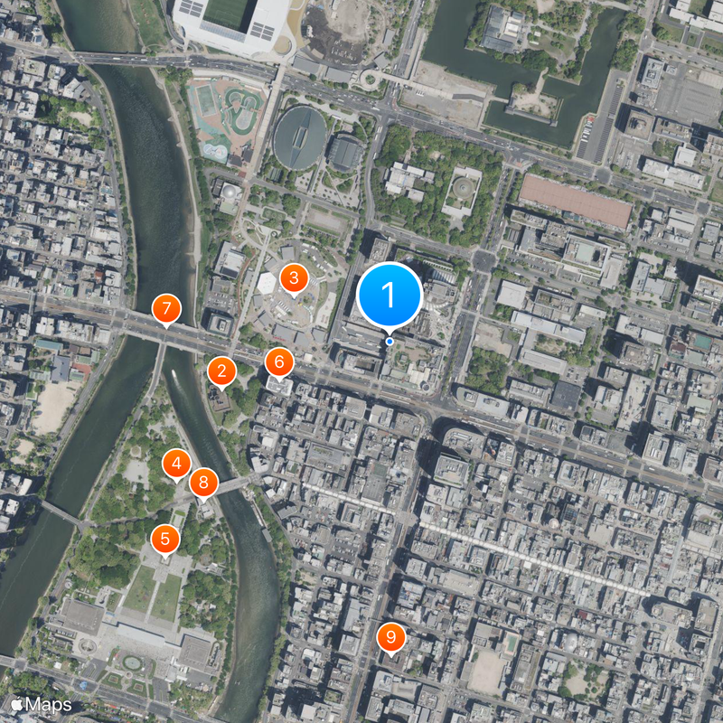 Hiroshima Bus Center Map