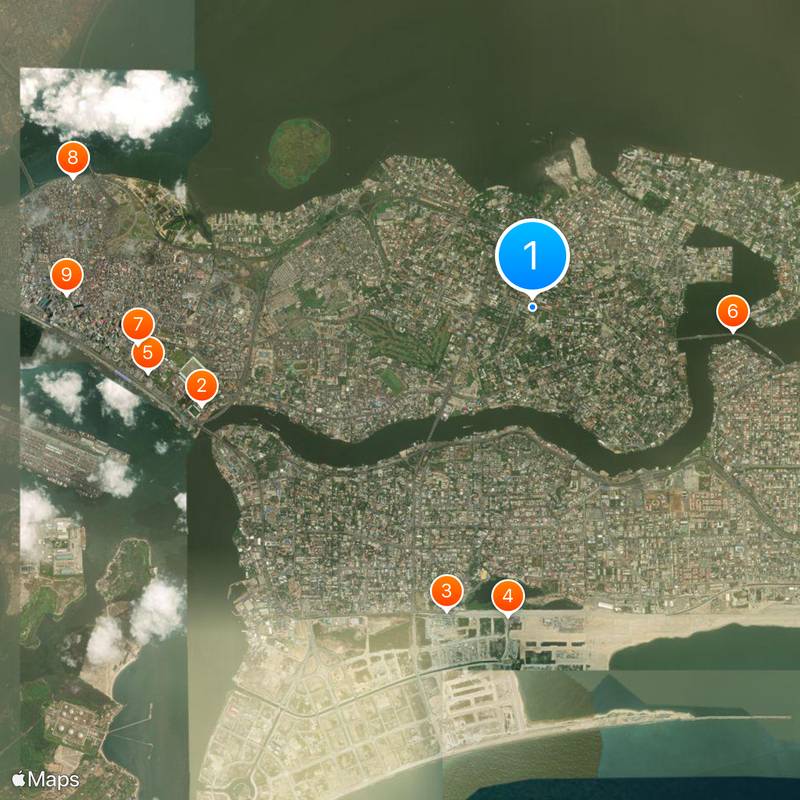 Ikoyi Mappa