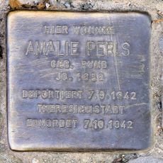 Stolperstein en memoria de Amalie Perls