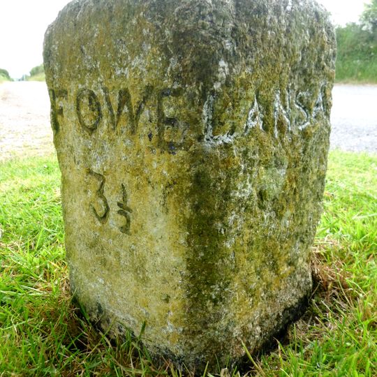 Guidepost 80 Metres To South East Of Mabel Barrow