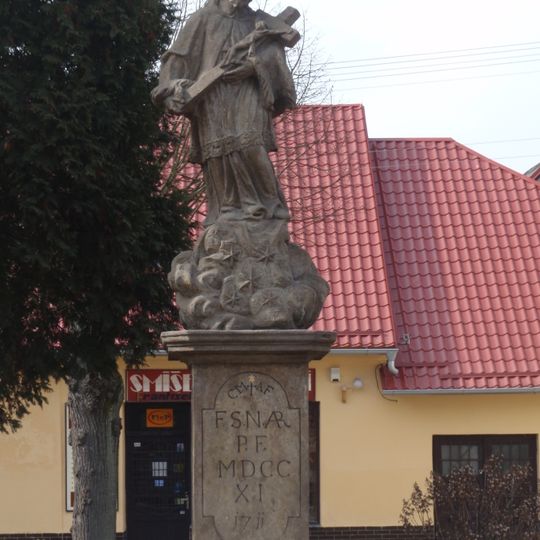 Statue of John of Nepomuk in Pohled