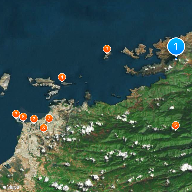 Mochima National Park Map