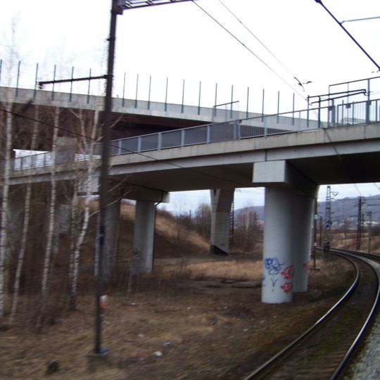 Bridge of Jana Roháče street over railway line
