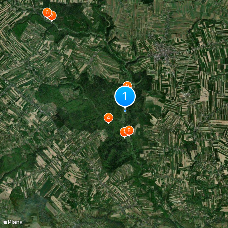 Parc national d'Ojców Carte