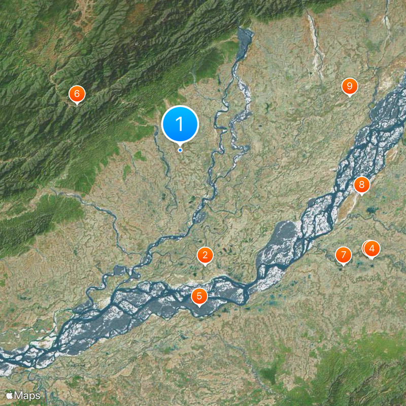 Lakhimpur district Map